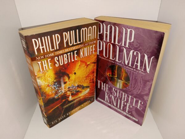 2 Different Printings of His Dark Materials—Book 2: The Subtle Knife (1998, 2003) ~ by Philip Pullman