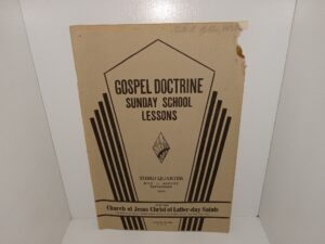Gospel Doctrine: Sunday School Lessons for the Church of Jesus Christ of Latter-day Saints Fourth Quarter — October .. November .. December — 1933: Vol. 6, No. 4 (1933)