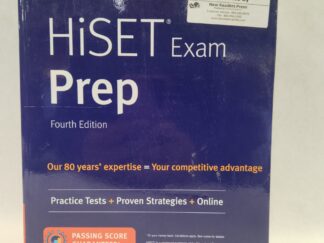 HiSET Exam Prep Fourth Edition (2020, Paperback w/ glossy cover)