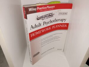 Adult Psychotherapy Homework Planner (5th Edition) (2014) ~ by Arthur E. Jongsma, Jr.
