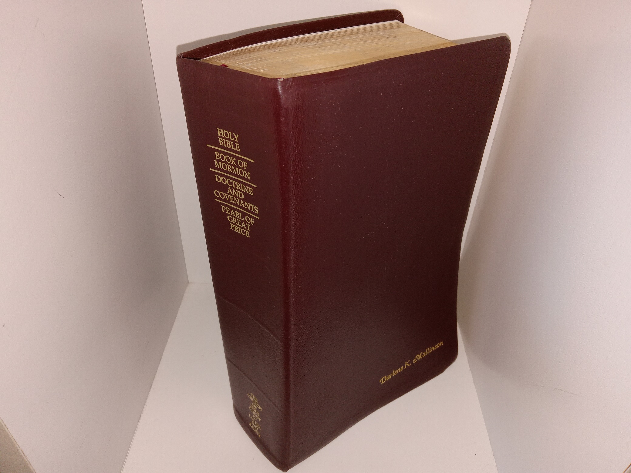 LDS, Burgundy Leather, Quadruple Combination (2006)