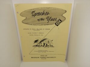 Speeches of the Year: 1953-1954, Brigham Young University, Provo, Utah: Attempts to Prove the Book of Mormon Man-Made, Elder Francis W. Kirkham, Tuesday, February 23, 1954 (Unknown Publishing Date) ~ by Elder Francis W. Kirkham