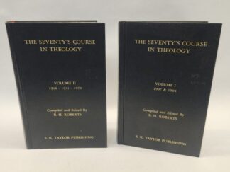 The Seventy's Course in Theology:: Volume I 1907 & 1908 and Volume II 1910 - 1911 - 1912 (1976, Hardcover, Leather Bound, 5 Volumes in 2 Books)