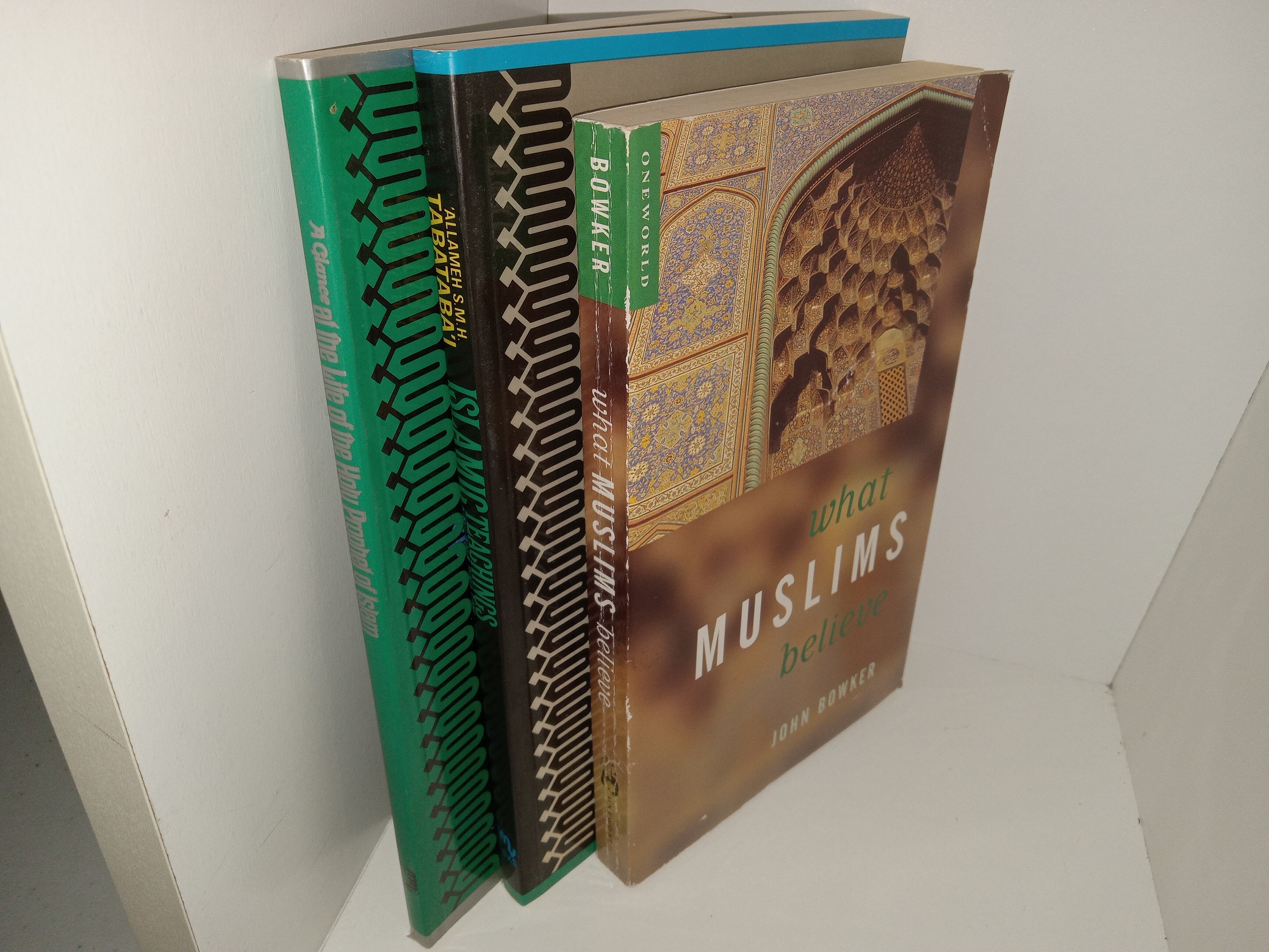 3 Books about Islam: What Muslims Believe / Islamic Teachings: An Overview / A Glance at the Life of the Holy Prophet of Islam (See Details)
