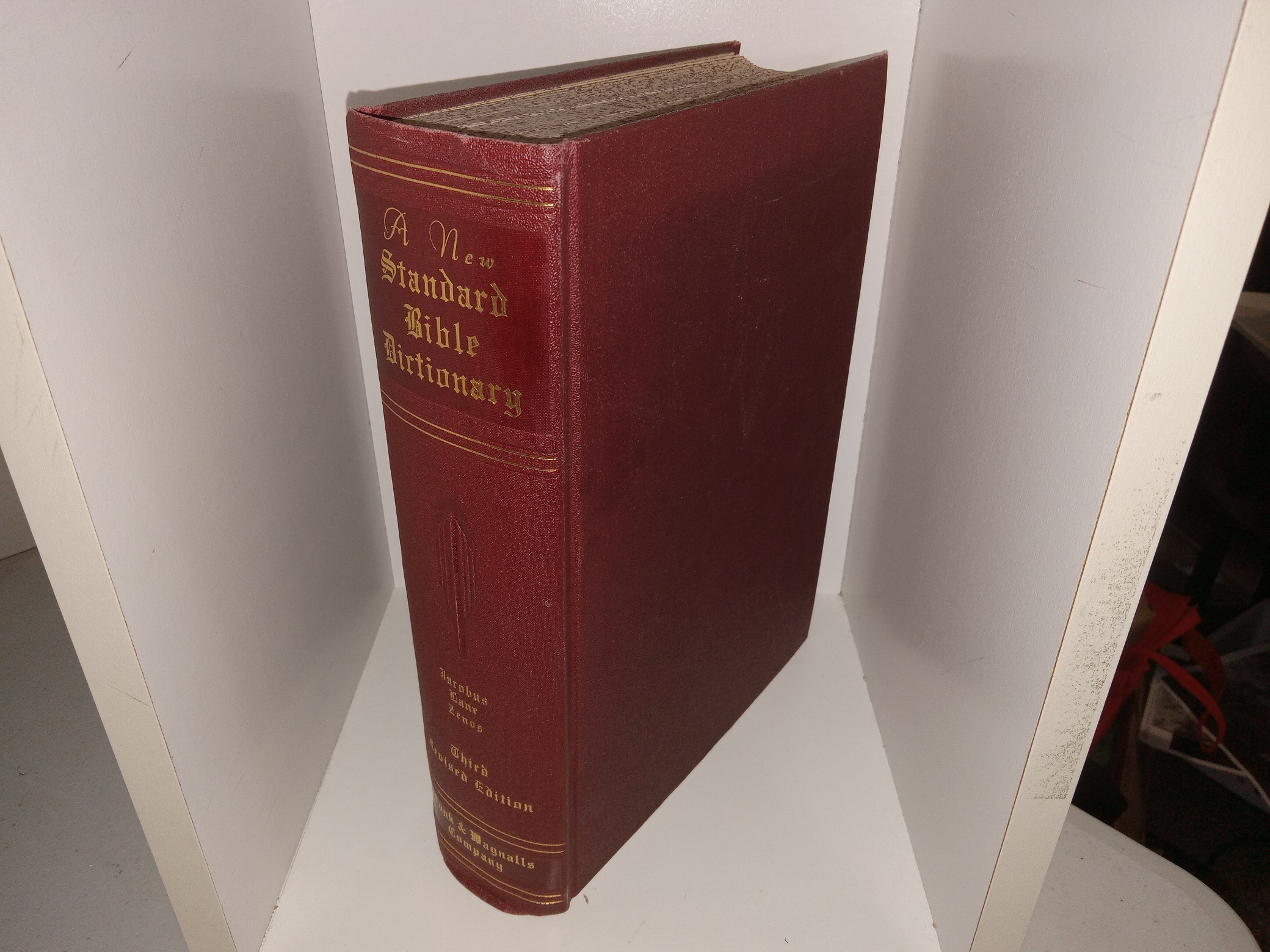 A New Standard Bible Dictionary (3rd Revised Edition) (1936) ~ Edited by Melancthon W. Jacobus, D.D., Elbert C. Lane, D.D., Andrew C. Zenos, D.D., LL.D., and Elmer J. Cook. B.Litt. (Oxon), Ph.D.