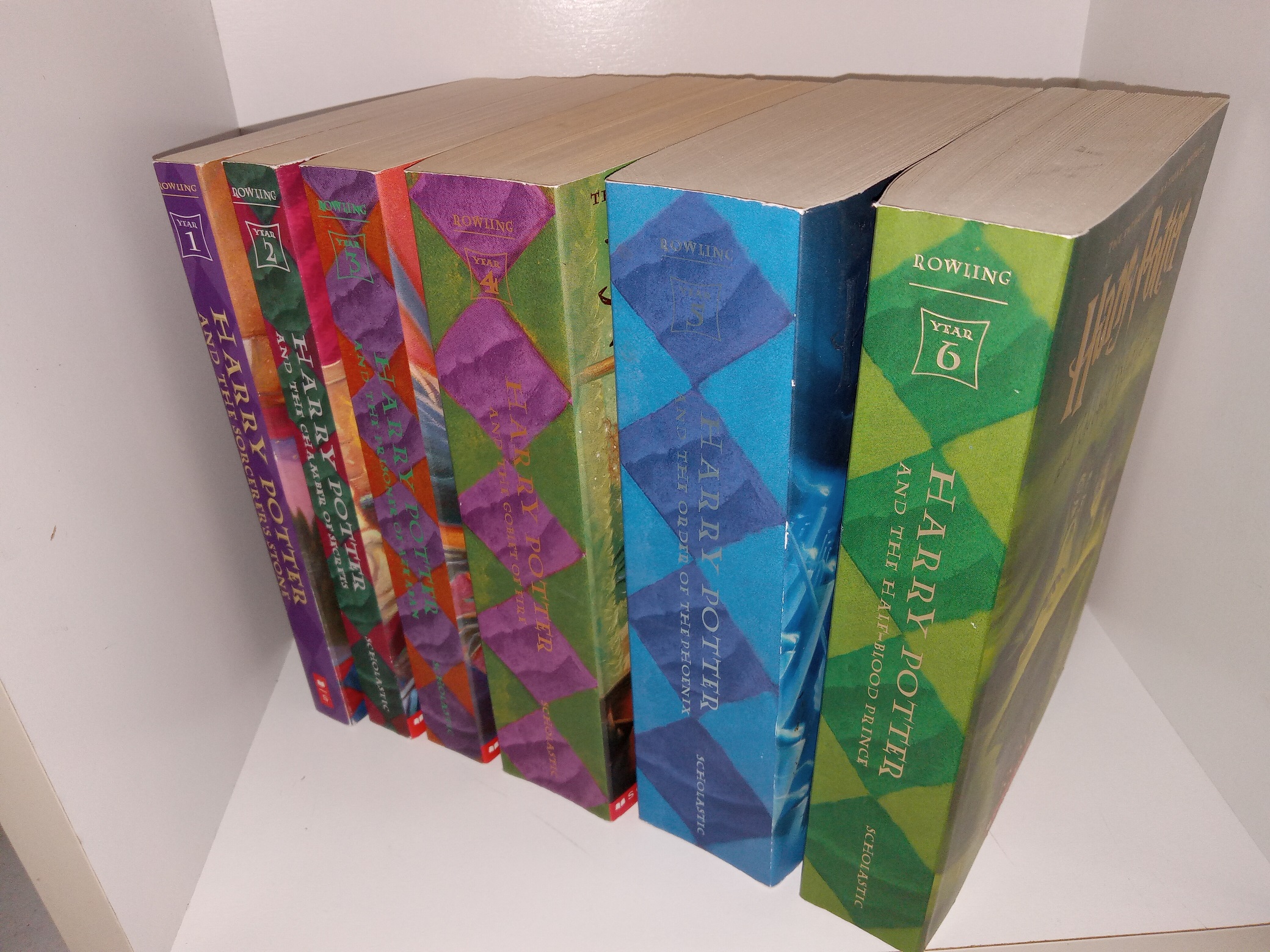 6 Harry Potter Novels by J. K. Rowling (See Details)