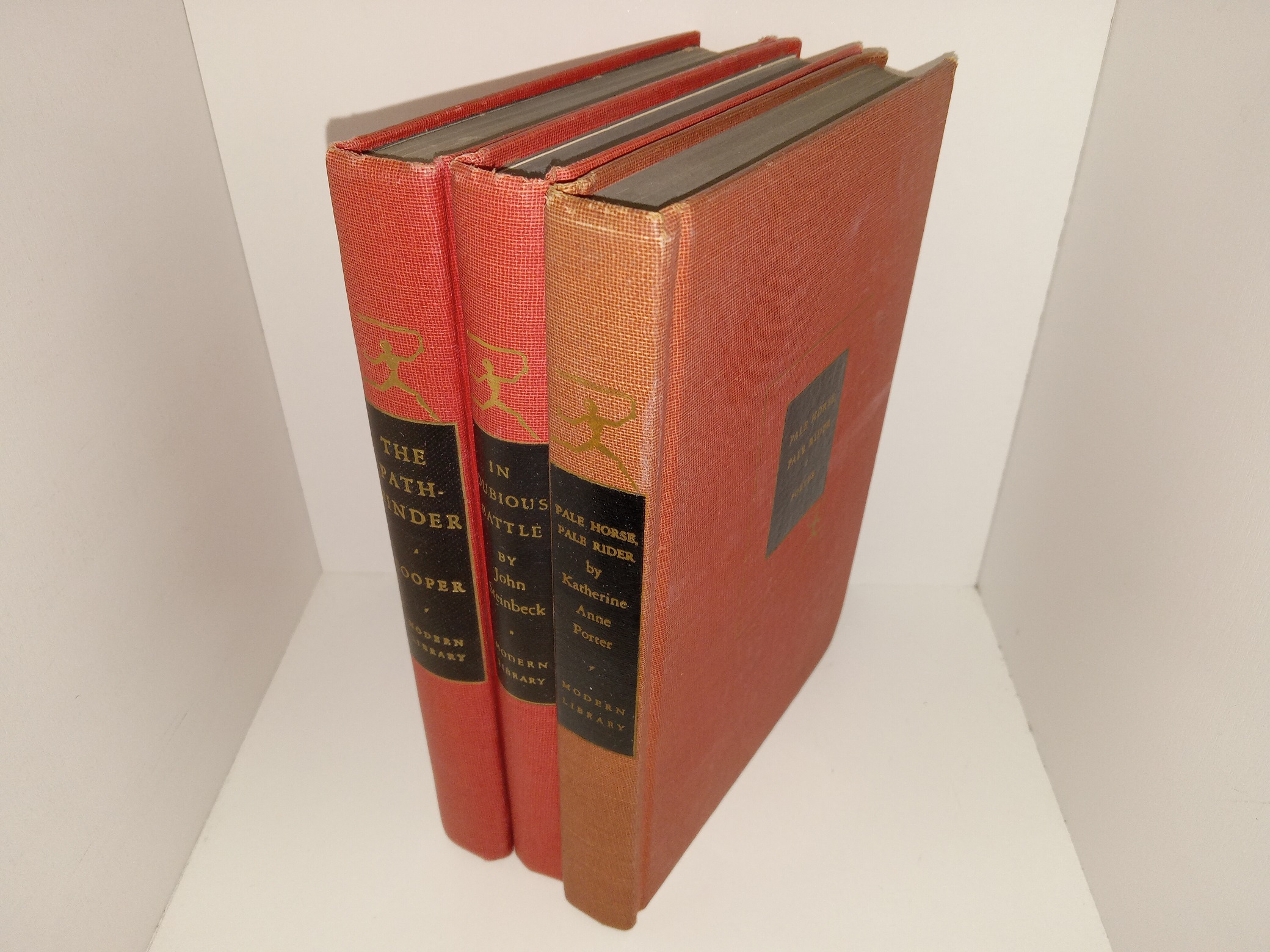 3 Classics from the Modern Library Series: The Pathfinder / In Dubious Battle / Pale Horse, Pale Rider: Three Short Novels (See Details)