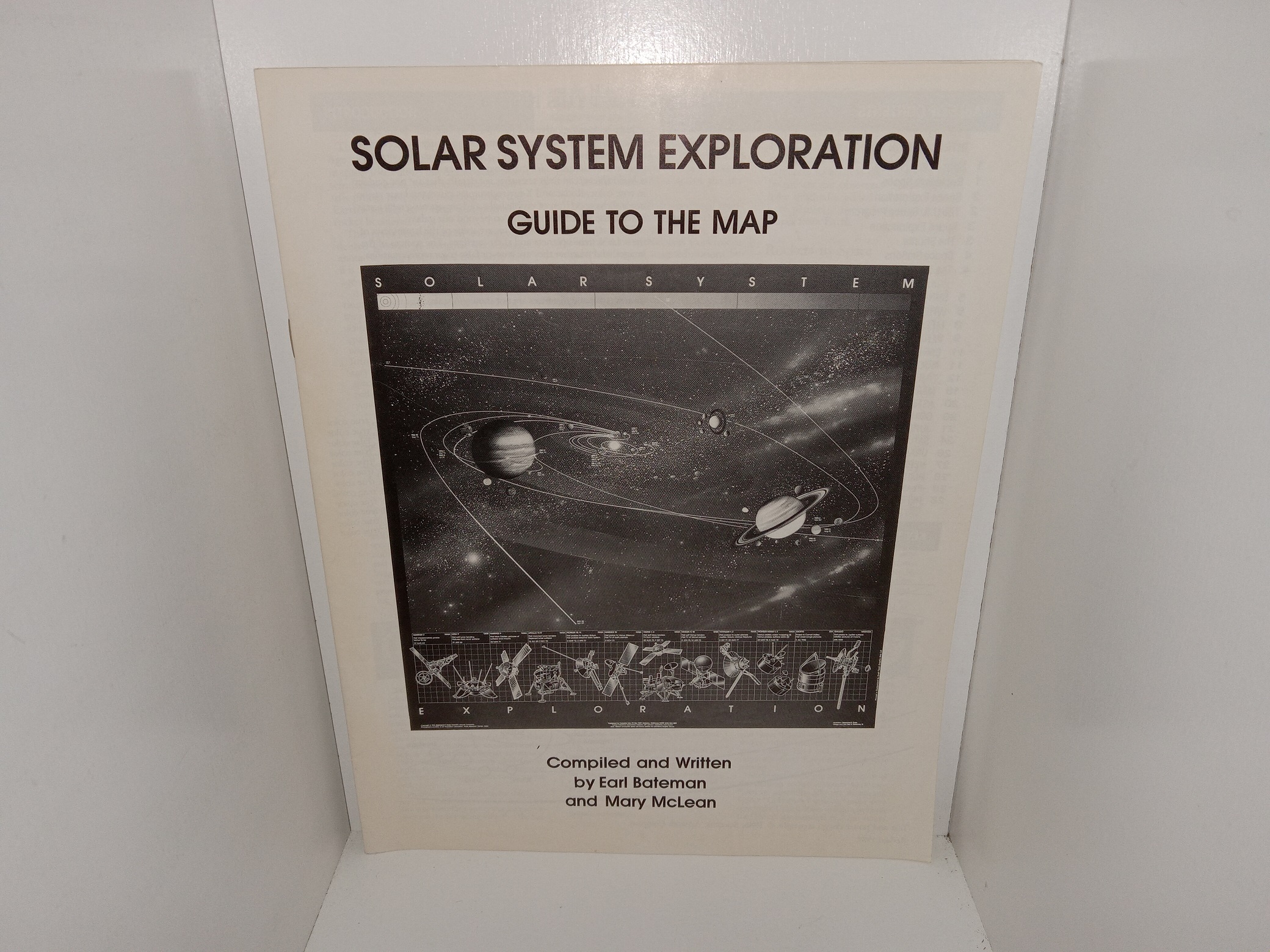 Solar System Exploration: Gude to the Map (1986) ~ Compiled and Written by Earl Bateman, and Mary McLean