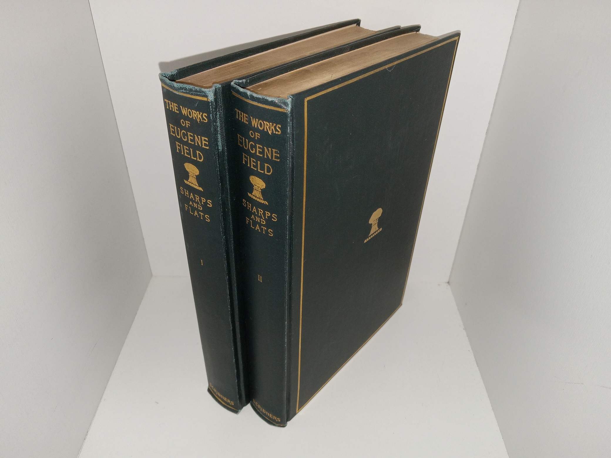 The Works of Eugene Field: Sharps and Flats 2 Vol. Set (1901) ~ by Julia Sutherland Field