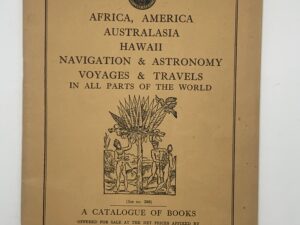 Africa, America, Australia, Hawaii Navigation and Astronomy Voyages and Travels (1950)