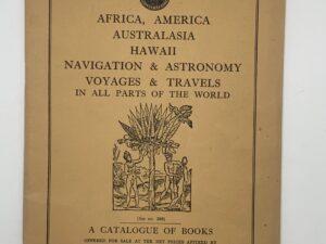 Africa, America, Australia, Hawaii Navigation and Astronomy Voyages and Travels (1950)