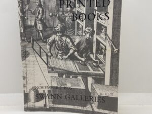 Early Printed Books (1995) by Swann Galleries