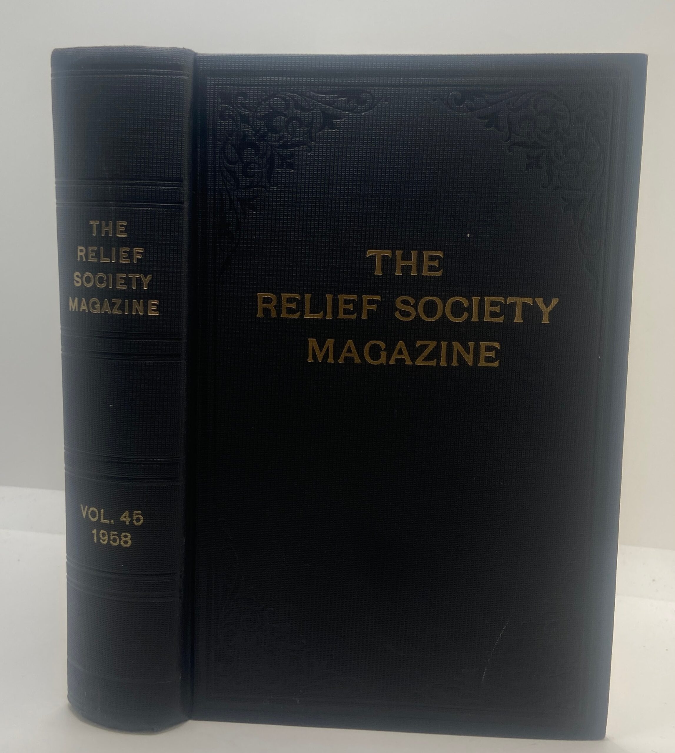 The Relief Society Magazine Vol 45 (45 ONLY) for the year 1958