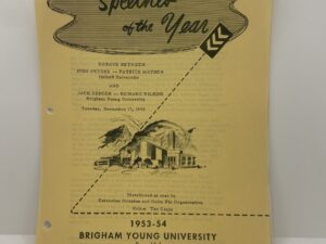 Speeches of the Year: Debate Between (1953)