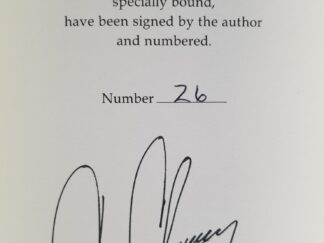 1994 First Edition — Tom Clancy — Armored Cav – A Guided Tour of an Armored Cavalry Regiment — Limited Edition Hardcover in Slip Box — #26 of 150 Copies — Signed by Clancy!