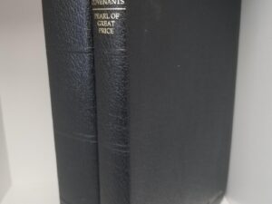 Holy Bible (2018) and Triple Combination (2006) — Matching Black Leather-Like Vinyl Bindings