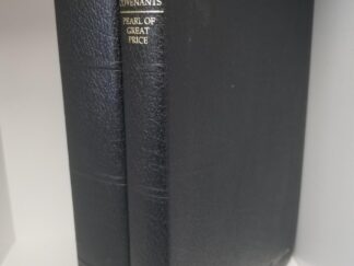 Holy Bible (2018) and Triple Combination (2006) --- Matching Black Leather-Like Vinyl Bindings