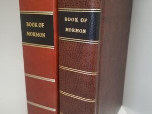 2 Copies — 1830 Book of Mormon — Facsimile Reprints of the First Edition — Leather Bindings