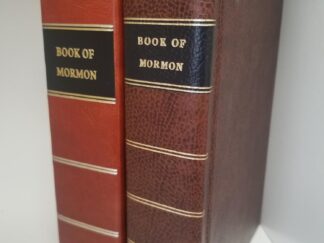 2 Copies --- 1830 Book of Mormon --- Facsimile Reprints of the First Edition --- Leather Bindings