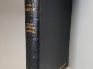 Holy Bible / Ready References / Concordance — LDS Bible by Cambridge — Black Bendable Leather Binding — Code: 15 N 76 — 9″ Tall