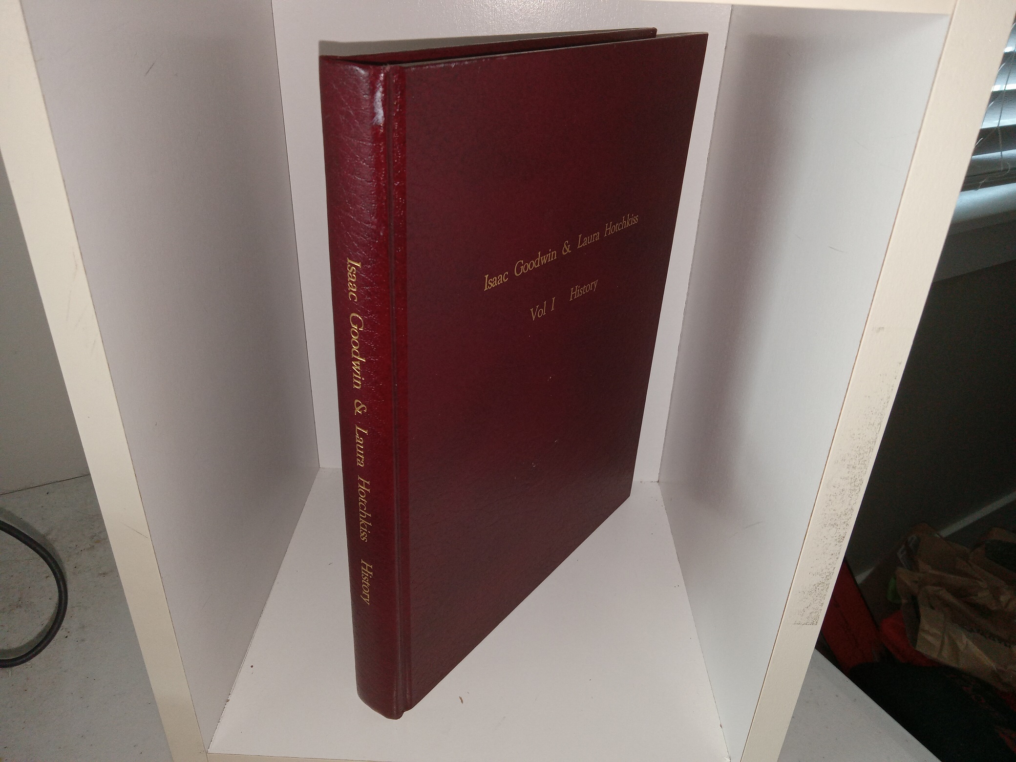 Isaac Goodwin & Laura Hotchkiss: Vol. 1, History (1988) ~ Published by Goodwin Bird Family Association