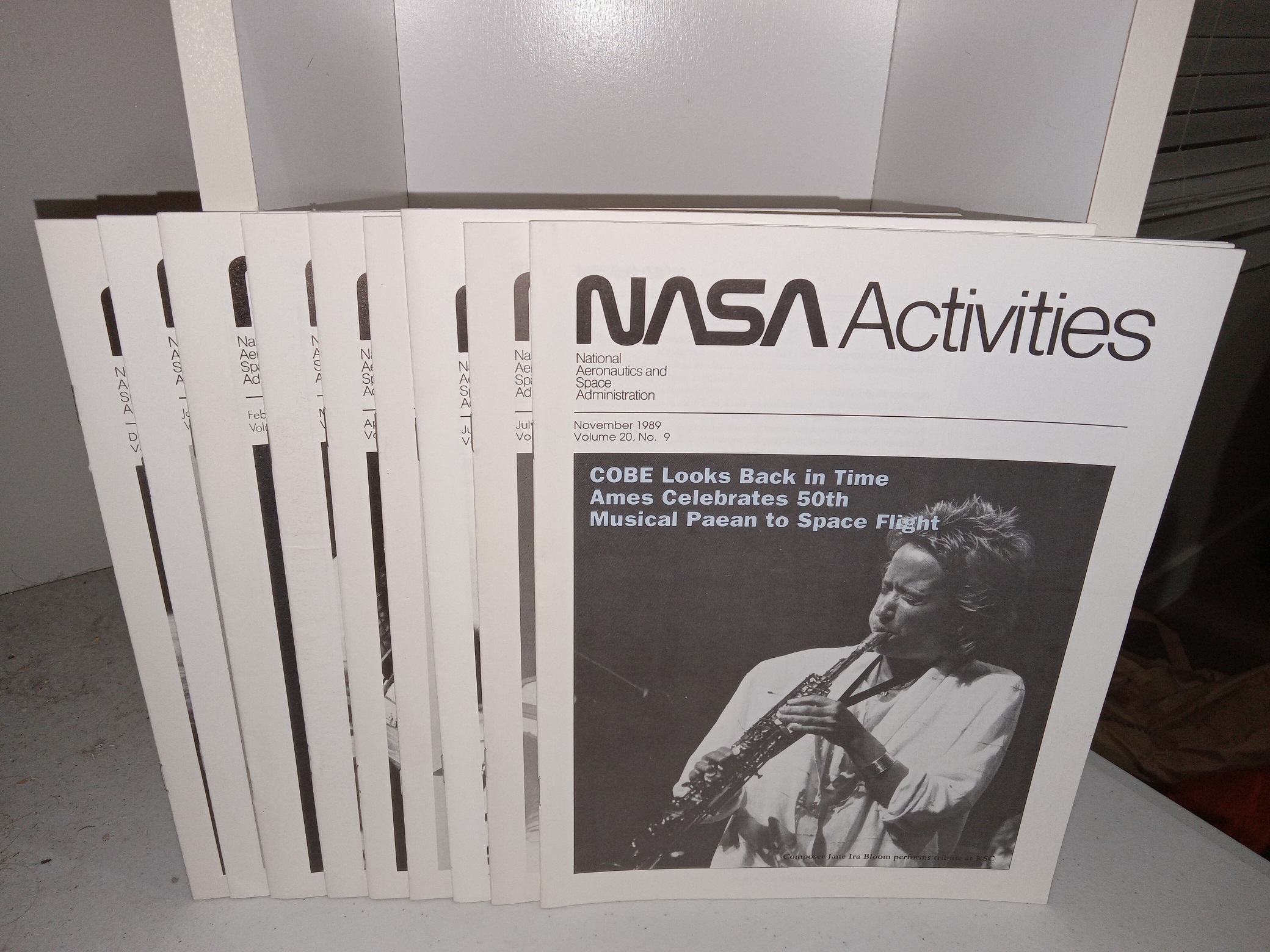 9 Issues of NASA Activities for the Year of 1989