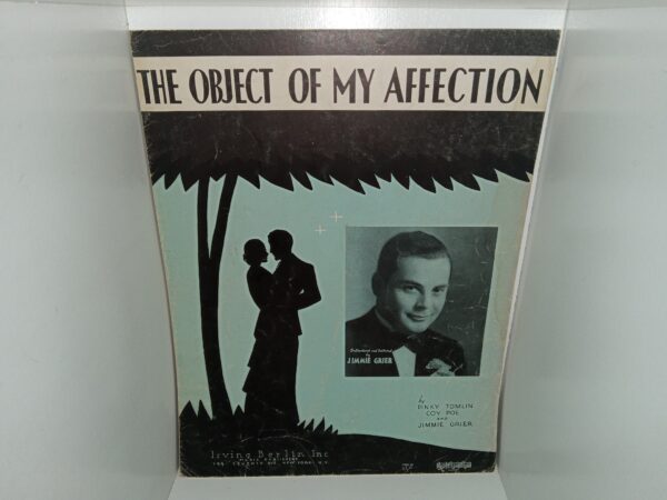 The Object of My Affection (Sheet Music) (1934)