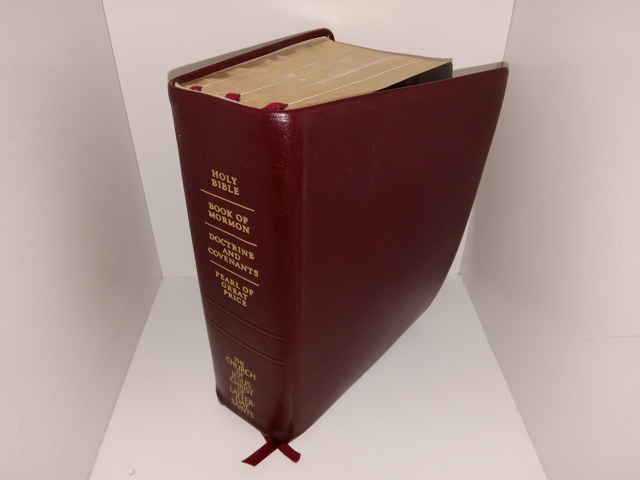 LDS, Burgundy Leather, Quadruple Combination (1995)