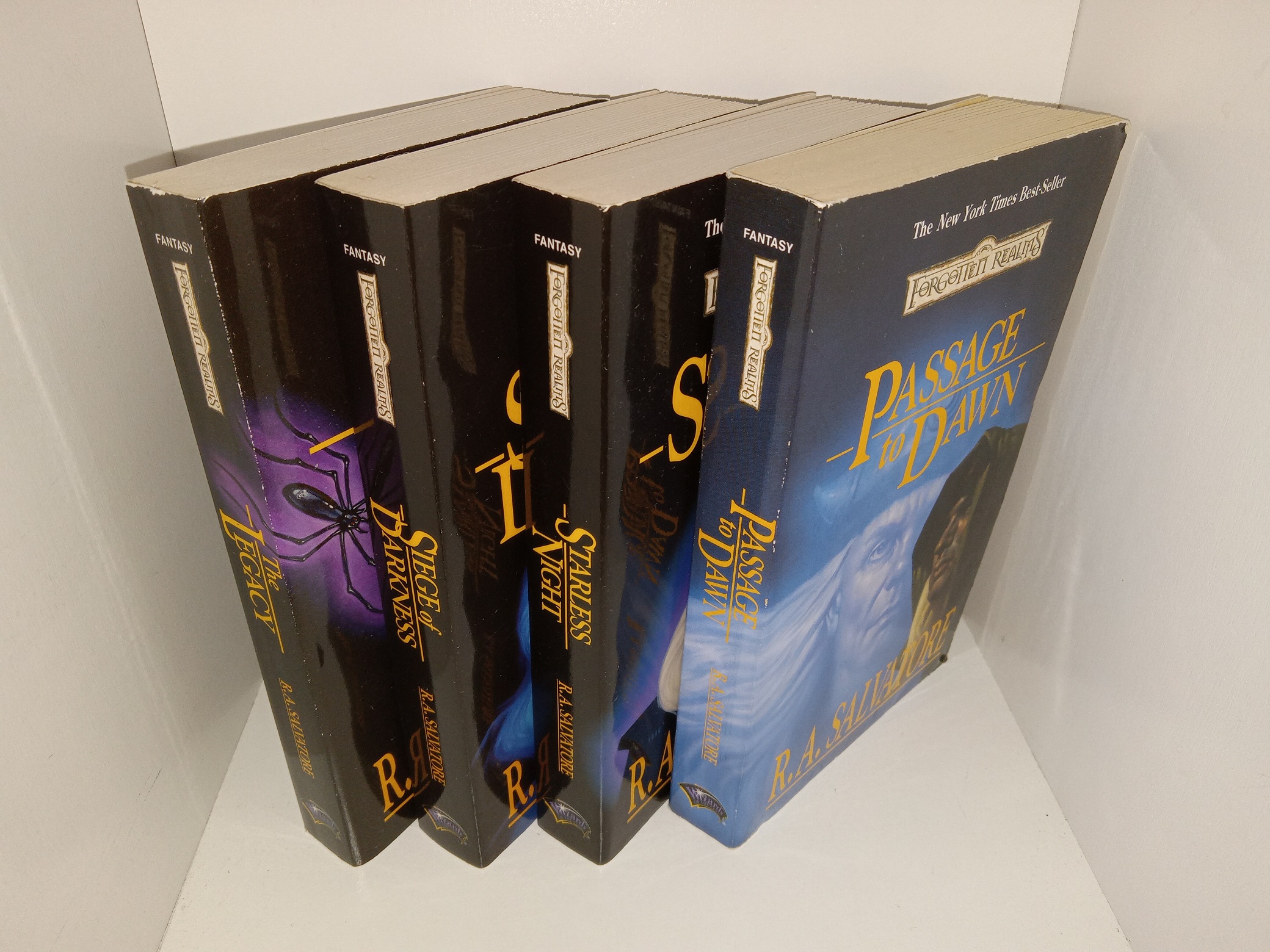 4 Forgotten Realms Novels: The Legacy / Siege of Darkness / Starless Night / Passage to Dawn (See Details)