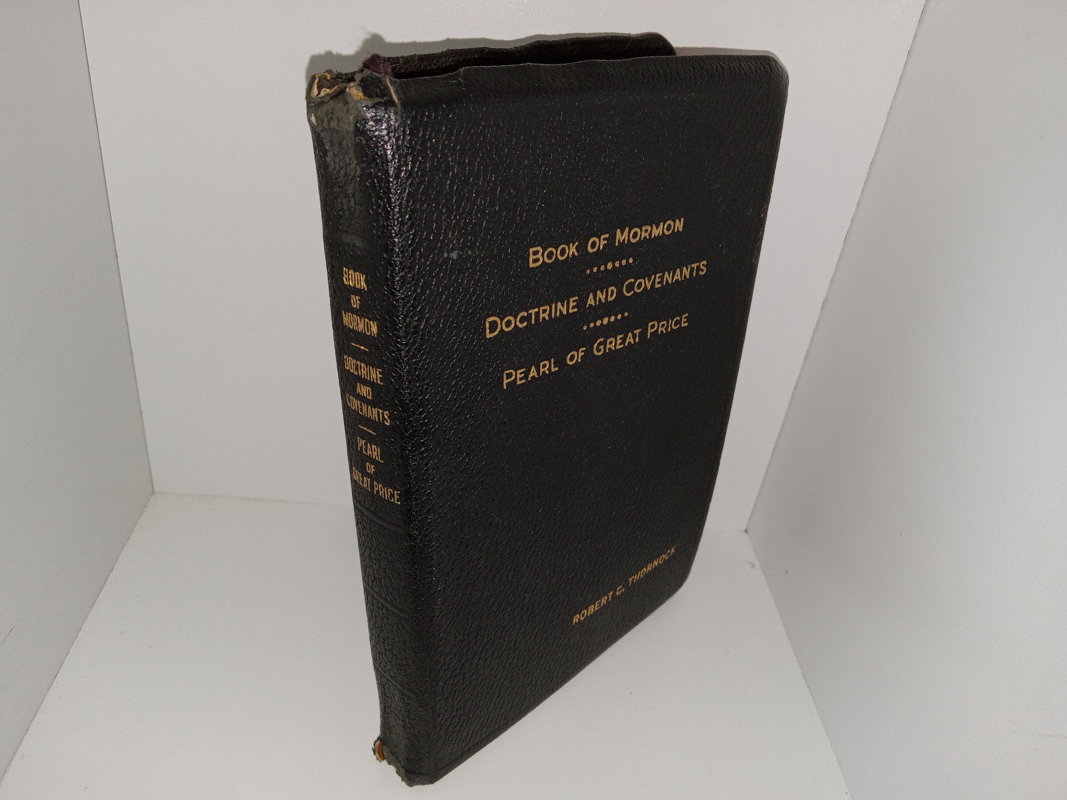 LDS, Black Leather, Triple Combination (1955)