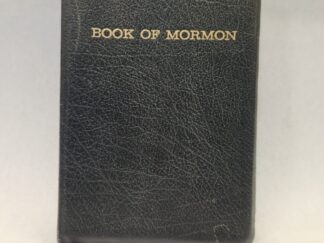 Book of Mormon (1973, RLDS, Black Faux Leather)