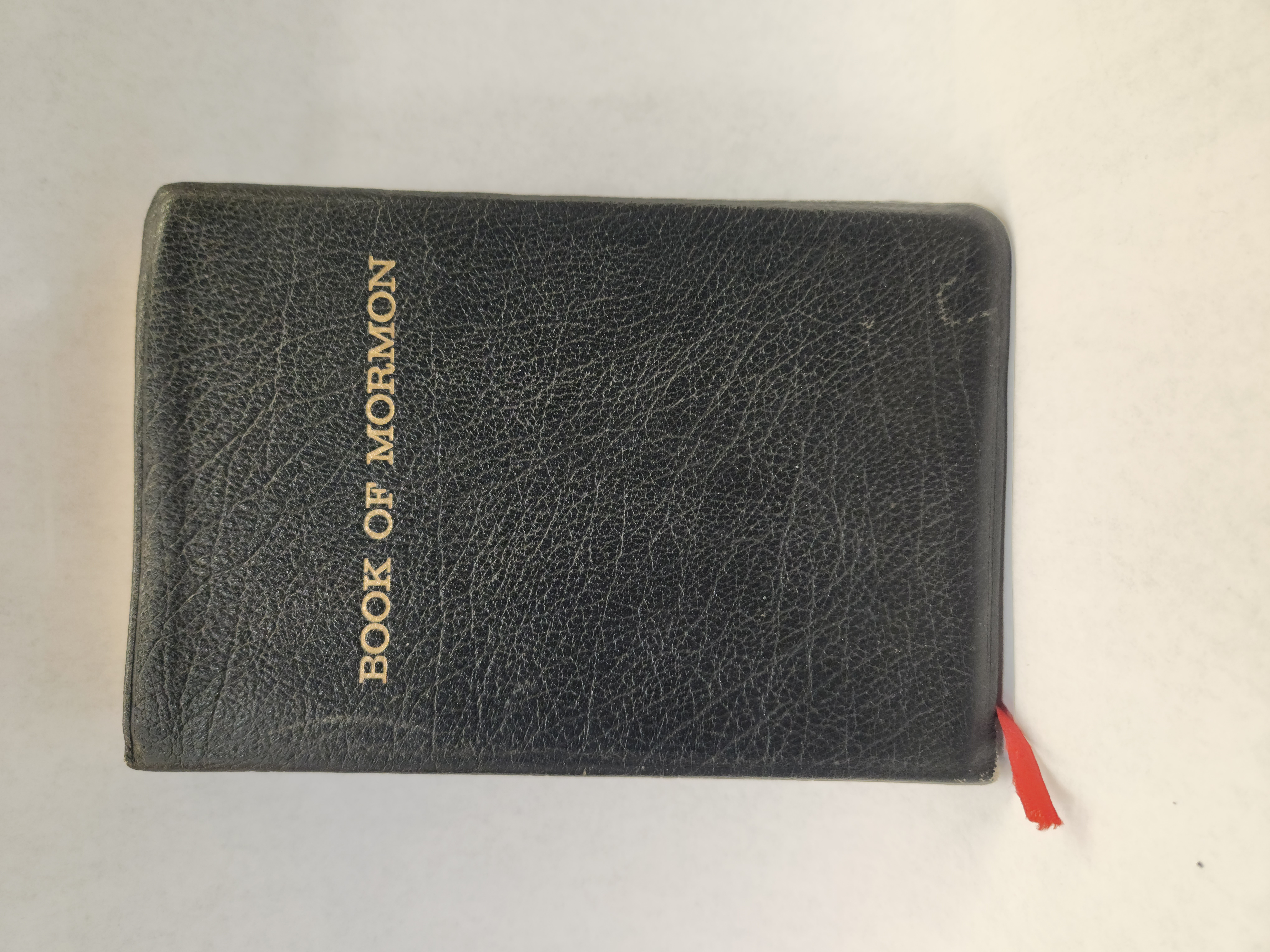 Book of Mormon (1973, RLDS, Black Faux Leather)