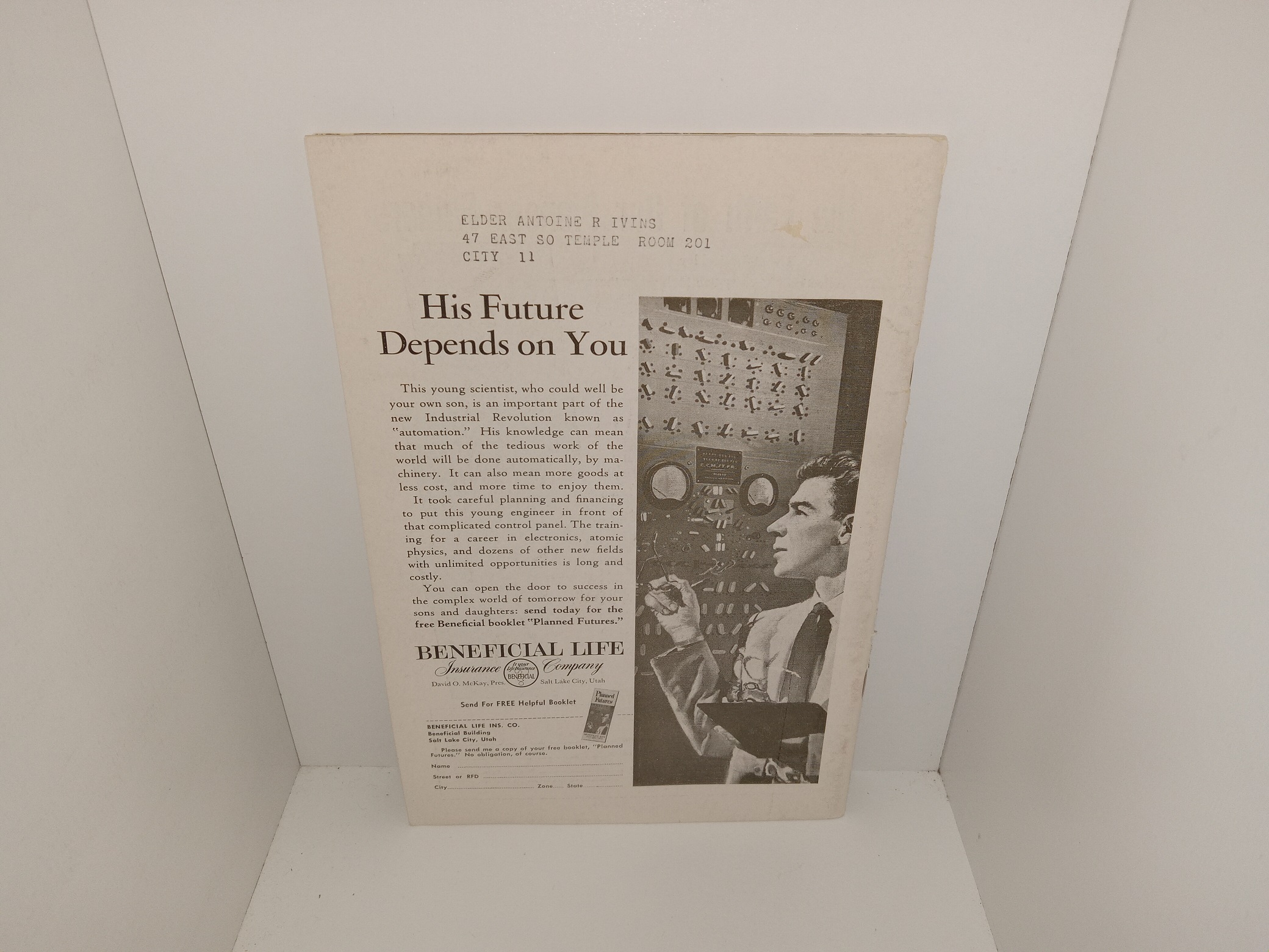 The Relief Society Magazine: Vol. 43, No. 5, May 1956 Addressed to Elder Anthony Ivins (1956)