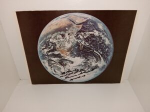 Photograph of Earth Signed and Inscribed by Astronaut Harrison Schmitt