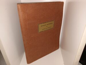 Magic Words (1972) ~ by Black and Renner