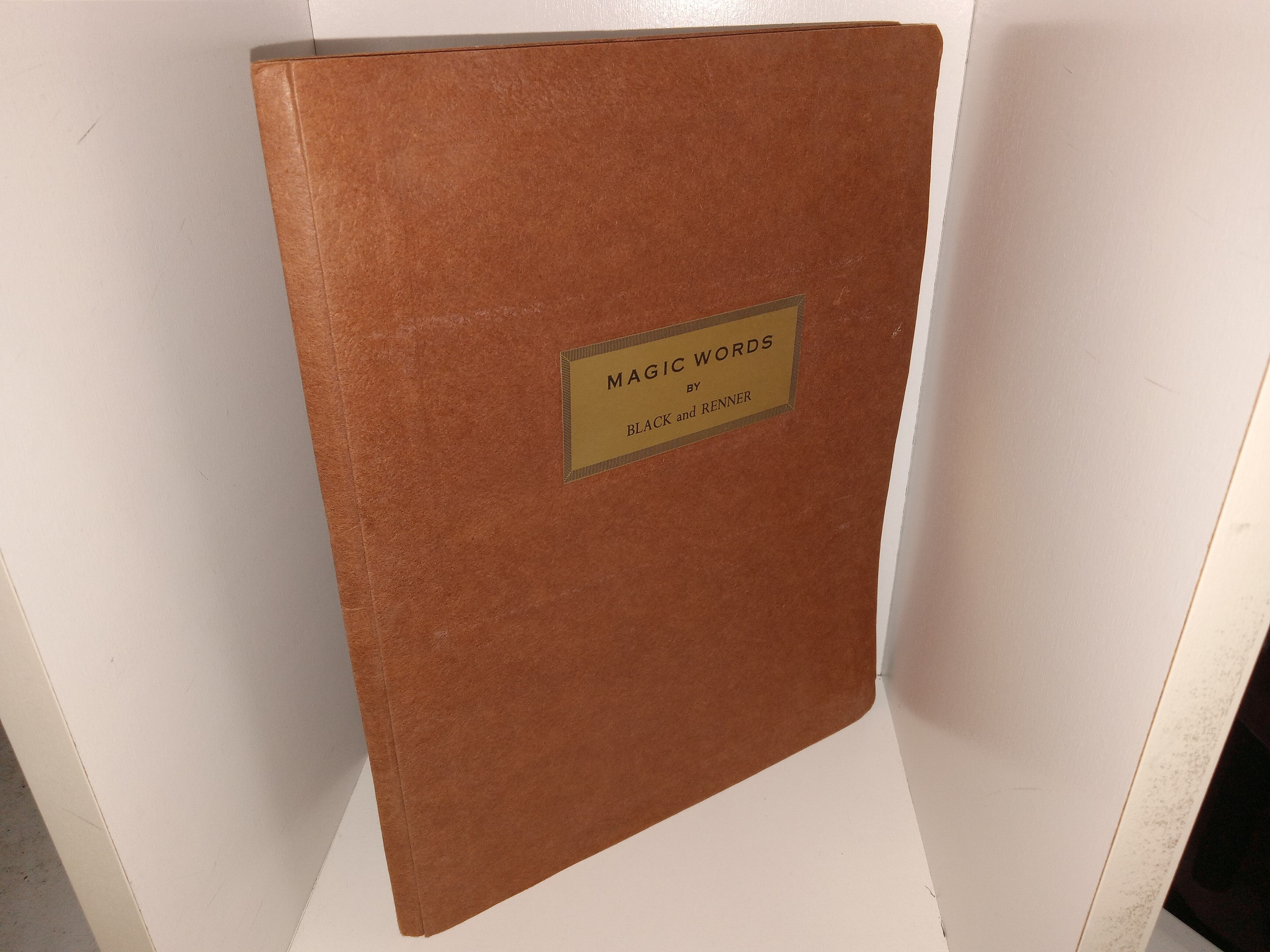 Magic Words (1972) ~ by Black and Renner