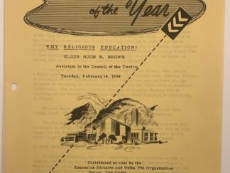 Speeches of the Year: Why Religious Education (1954) by Elder Hugh B. Brown