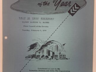 Speeches of the Year: What is True Freedom? (1954) by Marion D. Hanks