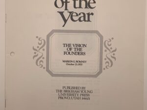 Speeches of the Year: The vision of the Founders (1970) by Marion G. Romney