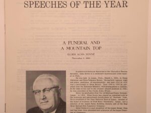 Speeches of the Year: A Funeral and A Mountain Top (1966) Alma Sonne