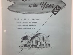 Speeches of the Year: What is True Freedom? (1954) by Marion D. Hanks
