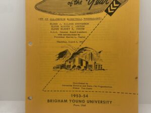 Speeches of the Year: Why an All-Church Basketball Tournament? (1954)