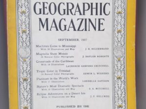 National Geographic Magazine — September 1937
