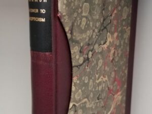 1980 — Mormon Answer to Skepticism — Why Joseph Smith Wrote the Book of Mormon — Robert N. Hullinger — Leather Binding / Leather Slip Box