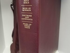 1989 — Quadruple Combination — Larger Size — Genuine Burgundy Leather