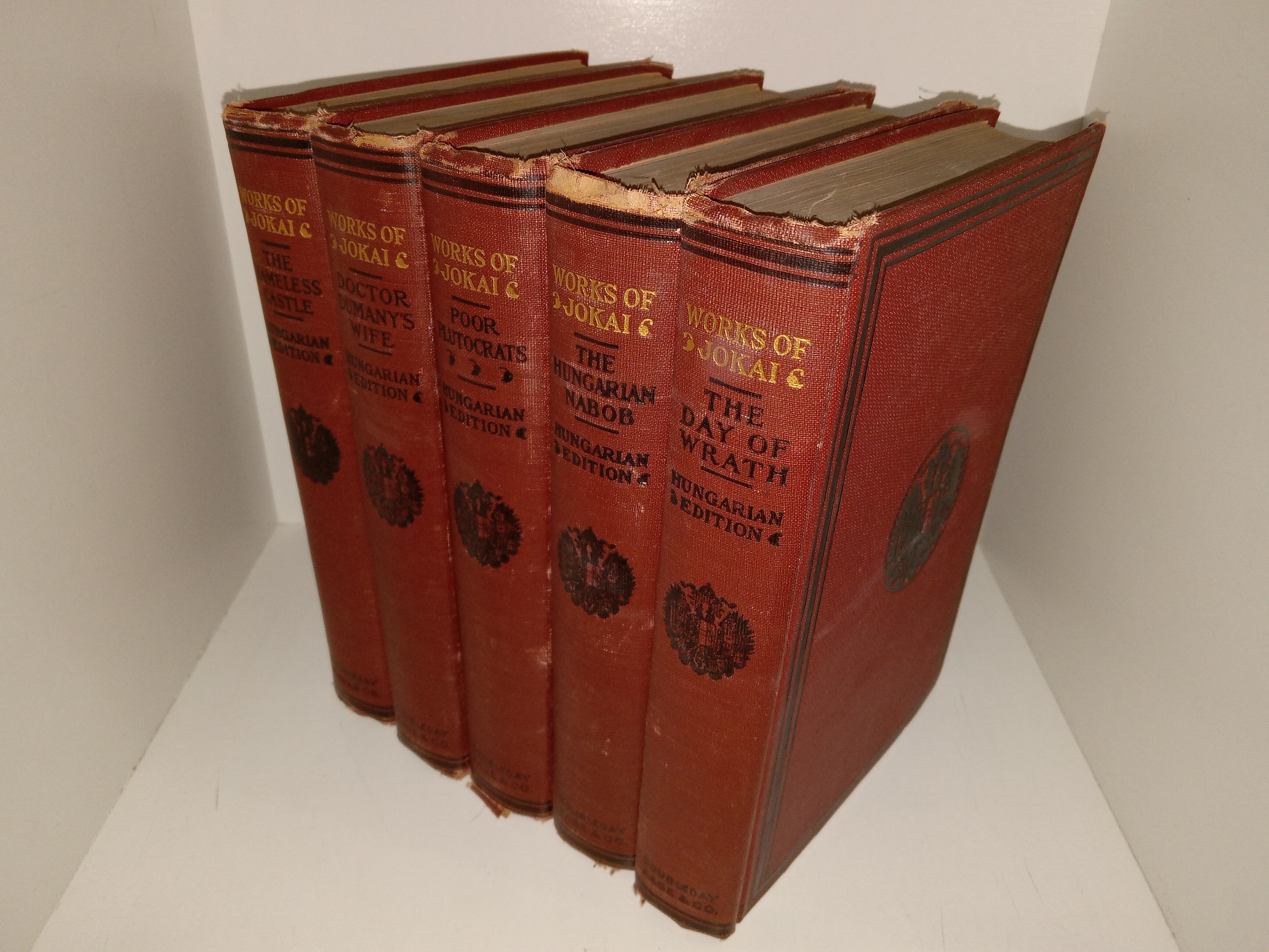 5 Vols. of Works of Jokai (See Details)