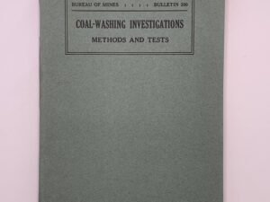 Department of the the Commerce: Bulletin 300 Coal-Washing Investigations (1929)