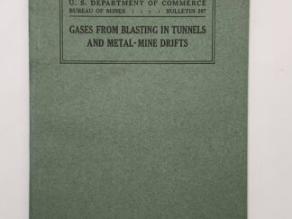 Department of the Commerce Bulletin 287: Gases from Blasting in Tunnels and Metal-mine Drifts (1927)