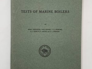 Department of the Interior: Bulletin 214 Tests of Marine Boilers (1924)