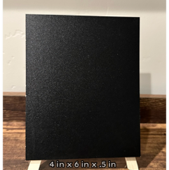 DIY ~ Easel Chalkboard ~ 4 in x 6 in x .5 in with Chalkboard Marker